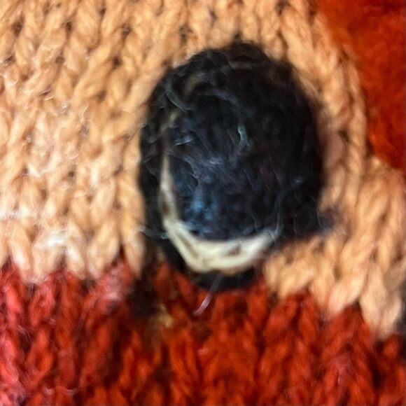 So Unique Peter G’s General Store 3D Wool Sweater Mop Head Redhead - Picture 10 of 10